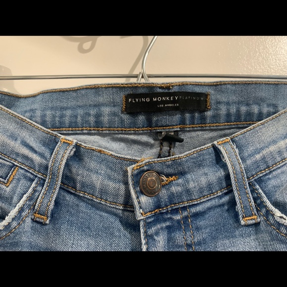 flying monkey distressed jeans 28 - Picture 3 of 5